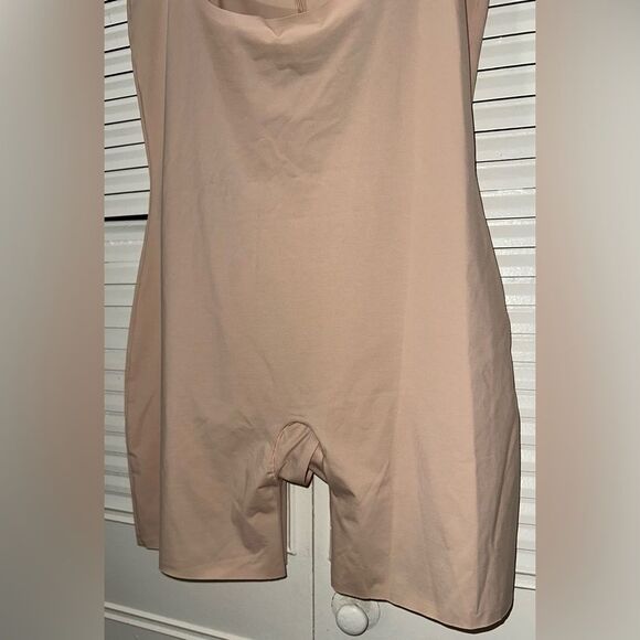 Wacoal Beyond Naked Pima Cotton‎ Blend Open Bust Thigh Shaper Size 2XL - Picture 4 of 10